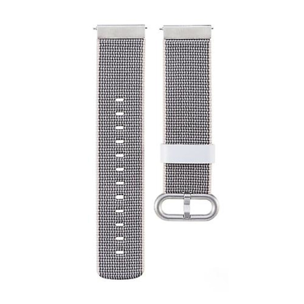 For Garmin Vivoactive 3 Nylon klokkerem med spenne Grey