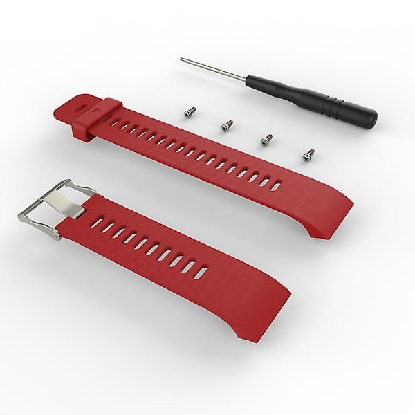 Til Garmin Forerunner 30 / 35 Silikone urrem Red