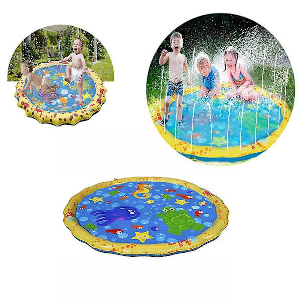 Children Play Water Mat Outdoor Game Toy Lawn For Children Summer Pool Kids Games Fun Spray Water Cushion Mat Toys