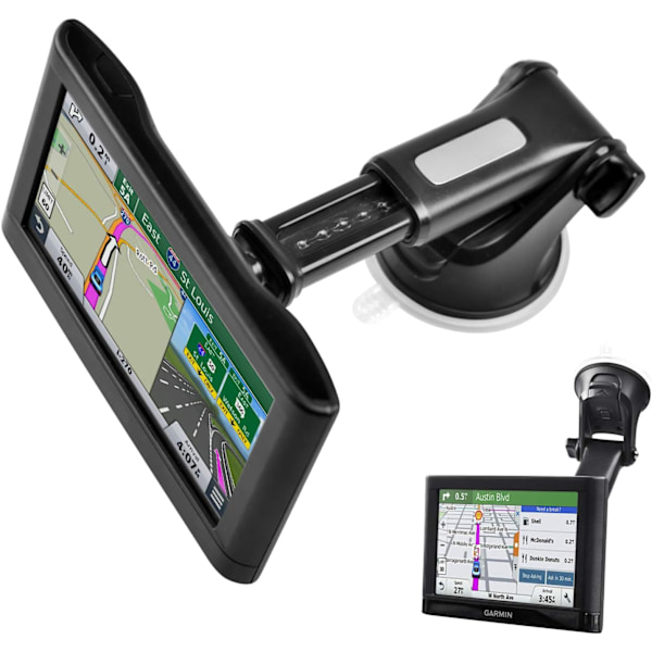 GPS-fäste med sugkopp för Garmin [Snabb förlängningsarm]