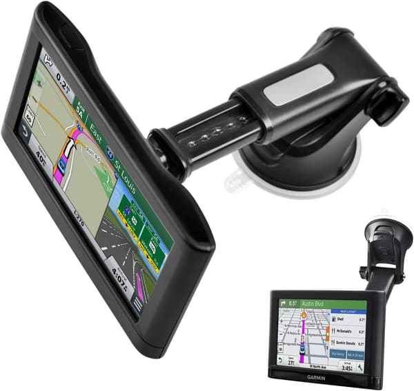GPS-Sugerkopmontering til Garmin [Hurtig Forlængelsesarm]