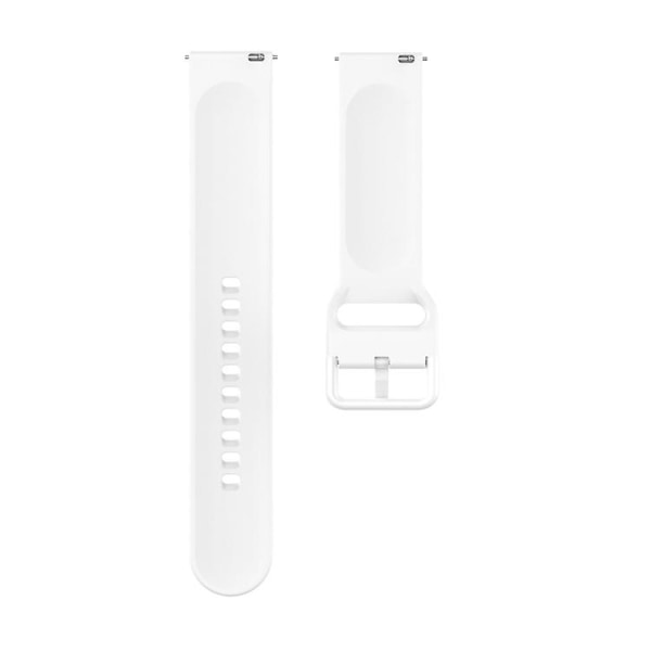 23 mm fargespenne silikon armbåndsurrem for Fitbit Versa 2 / Versa Lite / Blaze White