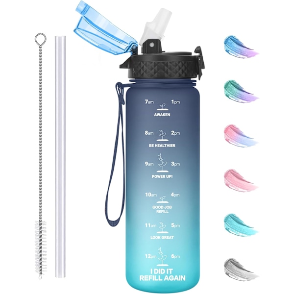 500 ml Lasten Vedenpullot Oljella - BPA-vapaa Lasten Vedenpullo