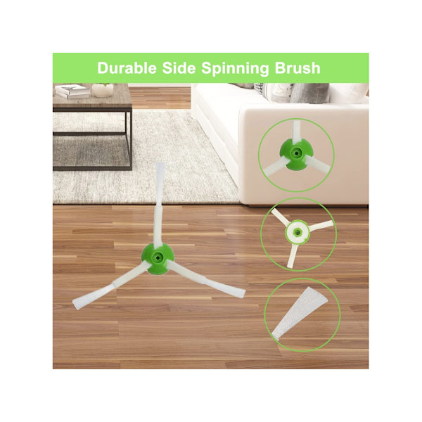 iRobot Roomba I7/I7+/I3/I4/I6/I8/J7 Tilbehør (16 Dele)