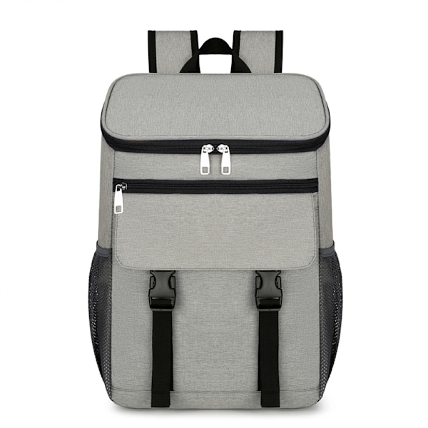 Outdoor picnic insulated backpack gray