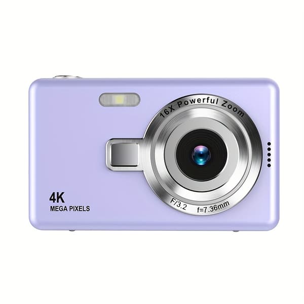 Digitalkamera HD Digitalkamera Autofokusfunktion Lila