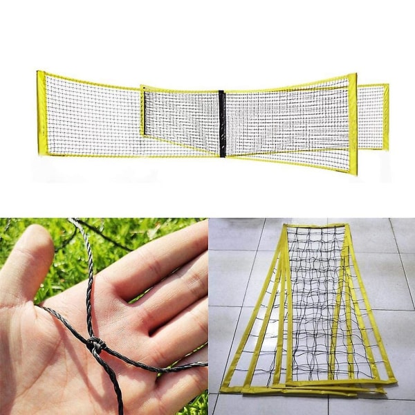 Fire firkantede volleyballnet 150*50cm