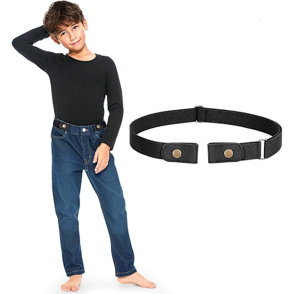 Buklefri belte for barn - Elastisk usynlig belte for barn