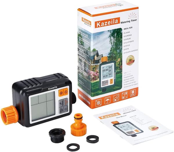 Vanntimer digital programmerbar hagekran Automatisk slangekran Sprinklertimer Vanningssprinklersystemkontroller