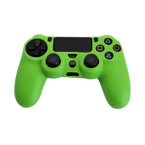 Silikonfodral för PS4-handkontroll (grön)