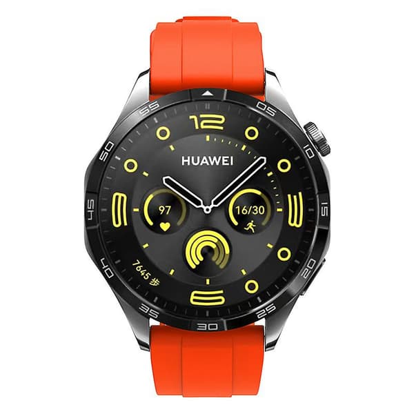 22mm Silikonrem for Huawei Watch Gt 4 46mm Orange