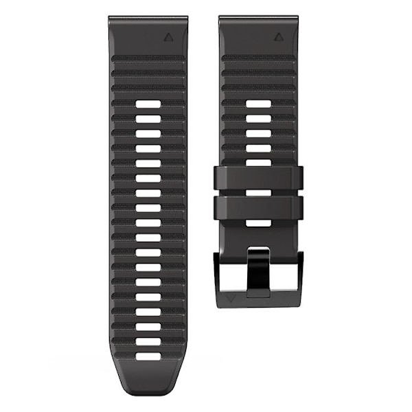 För Garmin Fenix ​​7/7x/6/6x/5/5x 22mm tvåfärgs watch Black Red