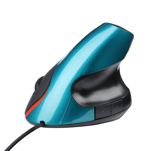Langallinen USB Ergonominen Pystyhiiri (sininen)