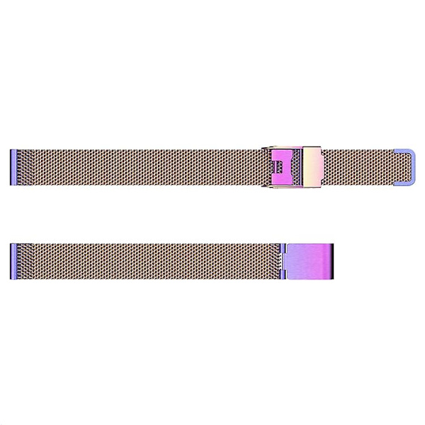 Til Fitbit Inspire / Inspire Hr / Ace 2 Double Insurance Buckle Milanese Watch Band Colorful