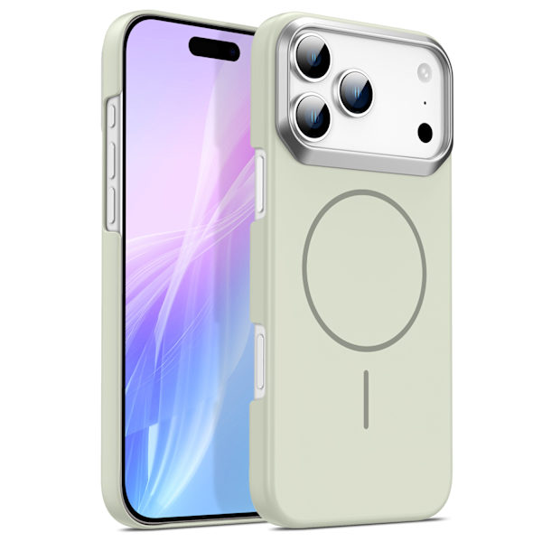 Skal för iPhone 17 Pro, fallsäkert, Ljusgrå
