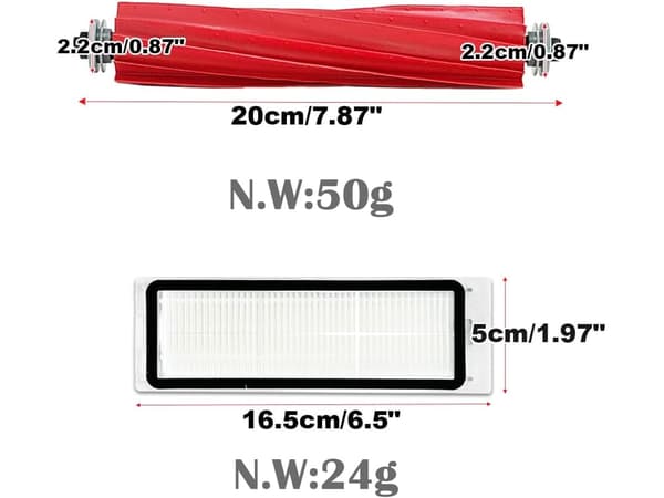 Roborock P10 / Q Revo Dammsugartillbehör 17-pack