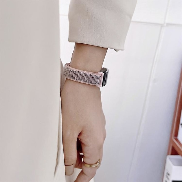 Fitbit Inspire 2 Nylon Loop Watch Pink