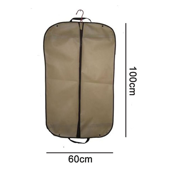 2 stk. Sort Tøjrejse- og Opbevaringspose Åndbar Taske 26x42x5 Tommer Khaki