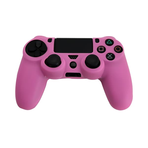 Silikondeksel for PS4-kontroller (rosa)