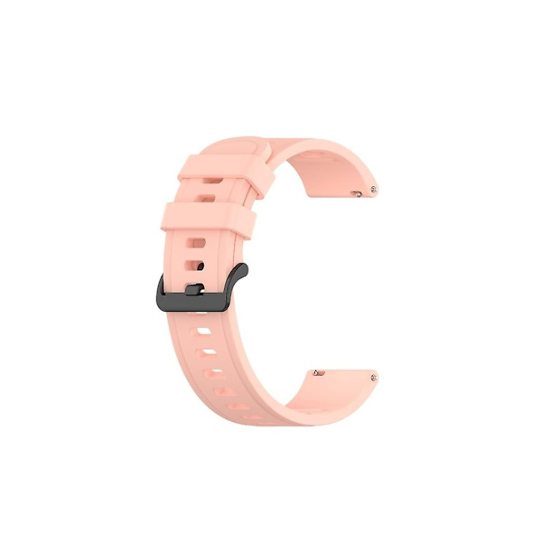 Rem til Garmin Forerunner 645 Music 20Mm Ensfarvet Blød Silikone Rem Rosa