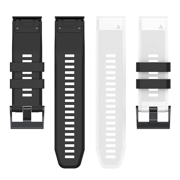 För Garmin Fenix ​​7x tvåfärgad watch White Black