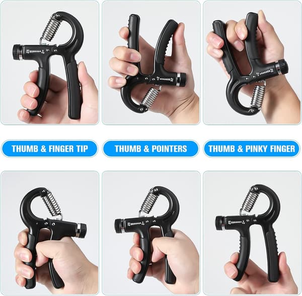 Handgreppsförstärkare Underarms Träningssats - Justerbar Grepp (2-pack)