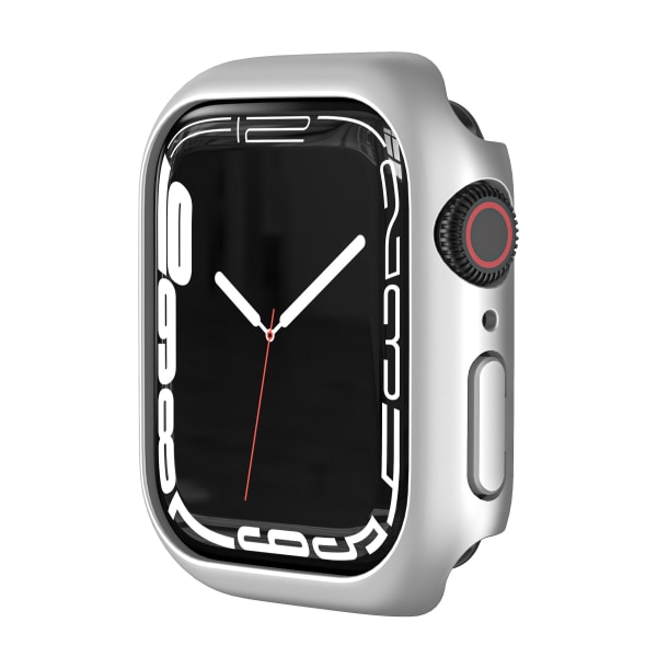 Case Apple Watch cover 41mm 45mm 44mm 40mm 44mm Lisävarusteet PC suojapuskuri Iwatch Series 6 Se 5 4 3 7 8 42mm 38mm case Bright silver 44mm series 654SE