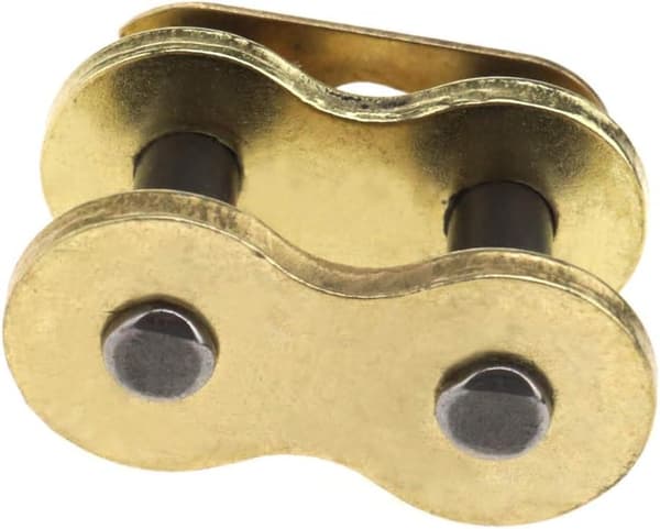 Motorcykel Kæde Ring Forbindelsesled - 525 VX Universal Nitter Kæde Ring (Guld)