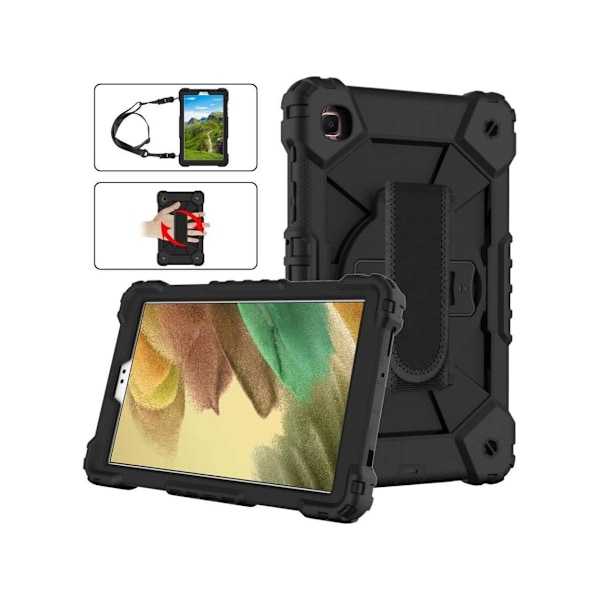 Samsung Galaxy Tab A7 Lite T220/t225 jalustallinen musta tablettisuojus