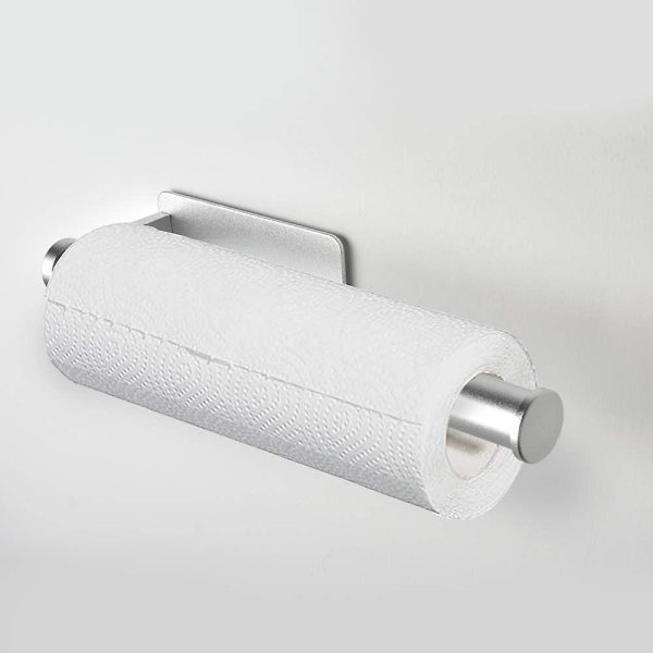 Keittiörullan pidike, ei porausta, keittiöpaperiteline seinään