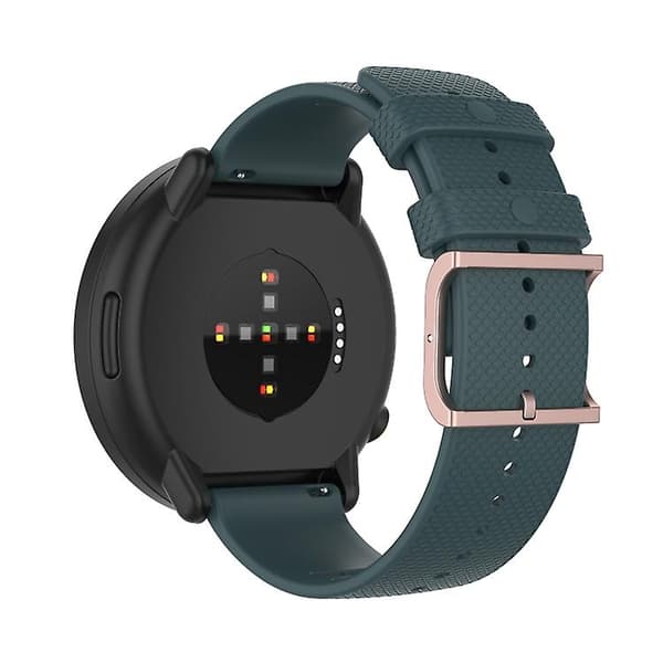 Til Polar Dot Textured Silicone Watch Band Olive Green