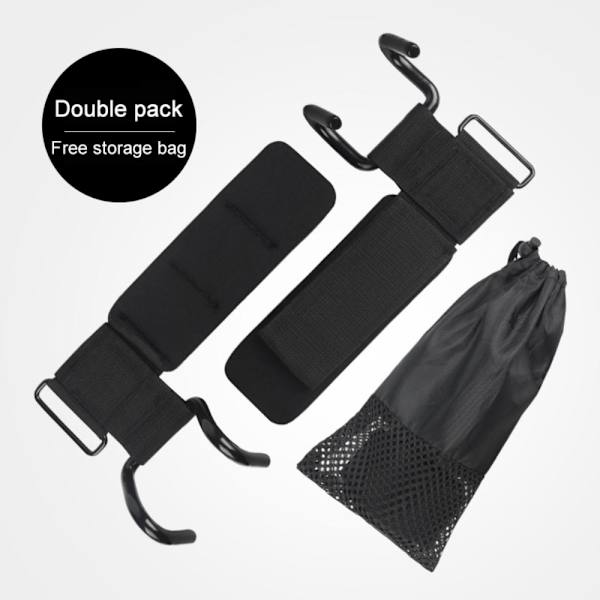 2st/ set Handledsstöd med krokar Anti-halk justerbara handskar Gym Fitness Viktlyftande Armar Styrketräningsrem Grepp