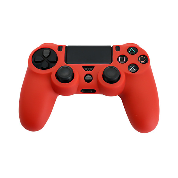 Silikonikotelo PS4-ohjaimelle (punainen)