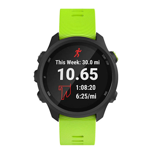 Garmin Forerunner 245/245M -urheilukelloon sopiva pehmeä silikoninen ranneke