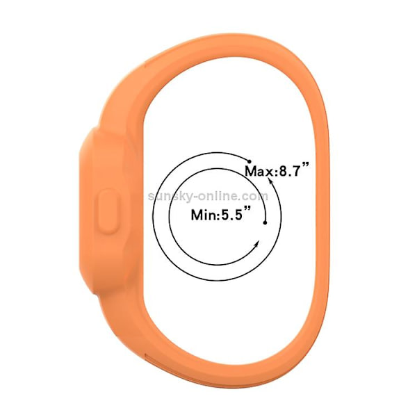 För Garmin Vivofit Jr3 No Buckle Silicone Pure Color Watch Band Light Purple