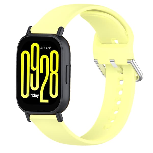 Rem til Xiaomi Redmi Watch 5 Active/watch 5 Lite 22mm silikone urrem (gul)