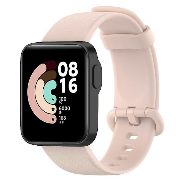 Rem til Xiaomi Mi Watch Lite - Rem til håndled i silikone til Redmi Watch 2 Lite Pink