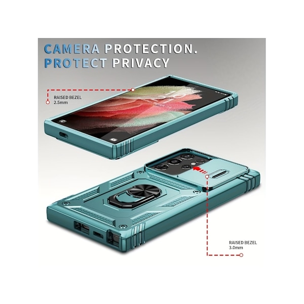Samsung Galaxy S21 Ultra Blå Etui