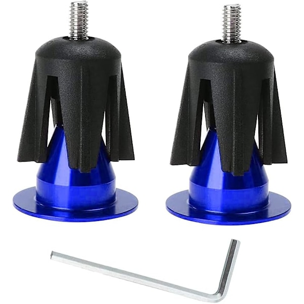 Sykkelstyre End Plugs - Aluminium Bar End Caps (2 Par)