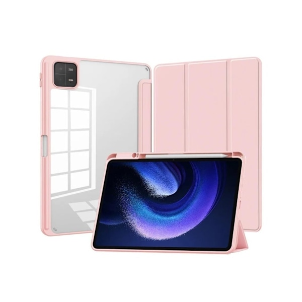 Crystal Folio Fodral för Redmi Pad 10.6 2022 Rosa