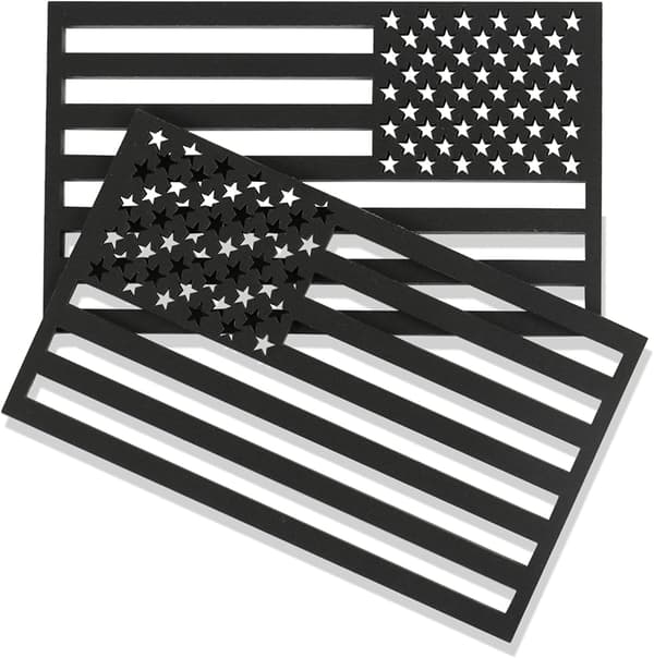 3D Amerikansk Flag Emblem Dekal Udskæring, Tykkelse 0,15 u201D, Akryl