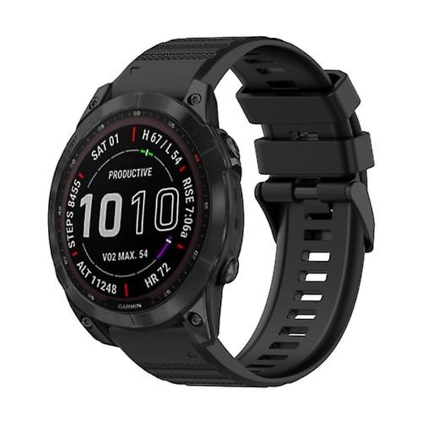 Garmin Fenix ​​7 22 mm vaakasuora rakenne watch ranneke irrotustyökalulla Black