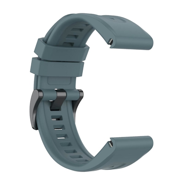 22mm pikalukitus silikoniranneke Garmin Fenix 7X -laitteelle Navy Blue