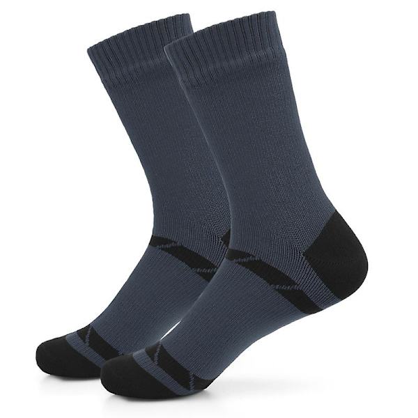 Vedenpitävät, hengittävät sukat miehille, naisille, ulkoilu, vaellus, hiihto, vaellussukat Cyan Grey S
