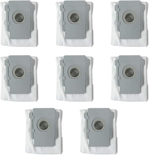 Pölynimuripussit iRobot Roomba i7 i7+/i7Plus E5 E6 E7 - Vaihtotarvikkeet 8 kpl