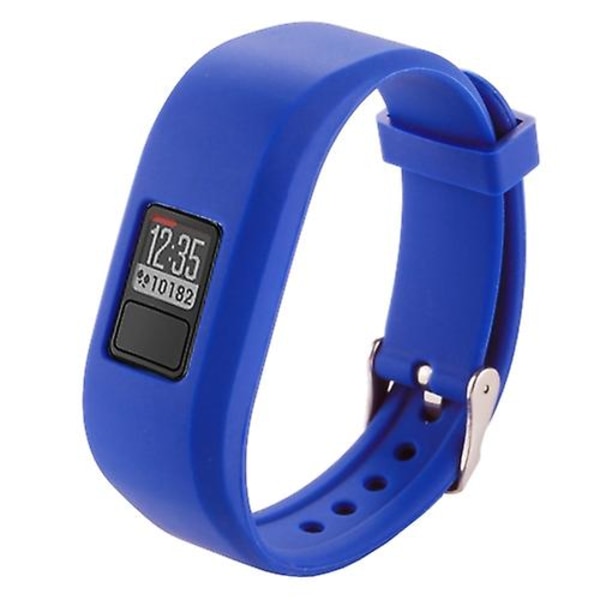 Til Garmin Vivofit 3 Smart Watch Silikone Urbånd, Længde: Cirka 24,2 cm Dark Blue