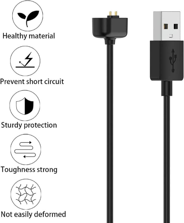 Lader for Amazfit Band 7 Svart 100cm