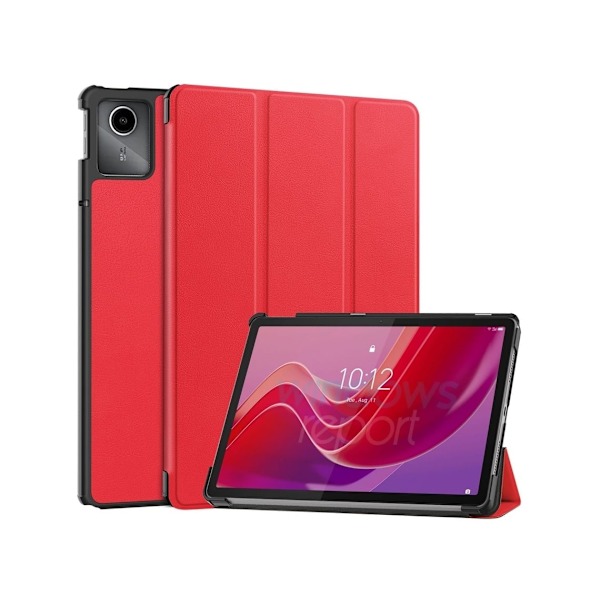 Kotelo Lenovo Pad 2024 Tb331fc/tab M11 Tb330fu 11 Kolme Taitettava Lepotila Anti Fall (Punainen)
