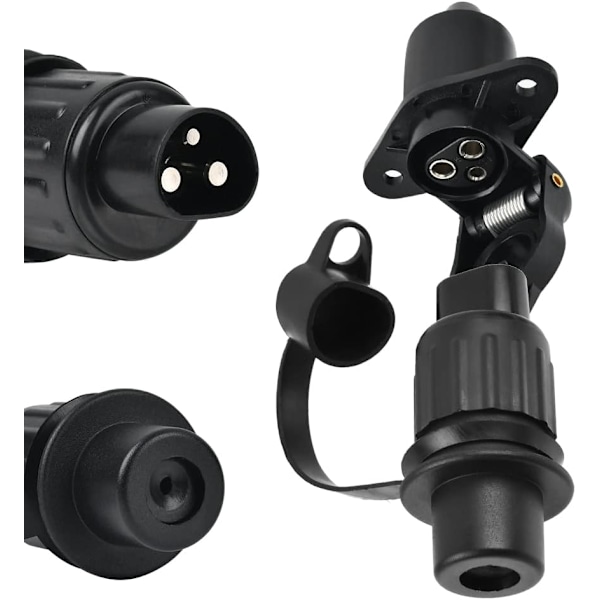 Stikkontakt til Trailer Plug 12V Adapter til Lastbil Caravan