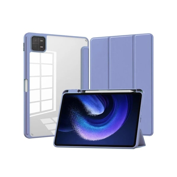 Crystal Folio-deksel for Xiaomi Pad 6 Pro 11 Blå